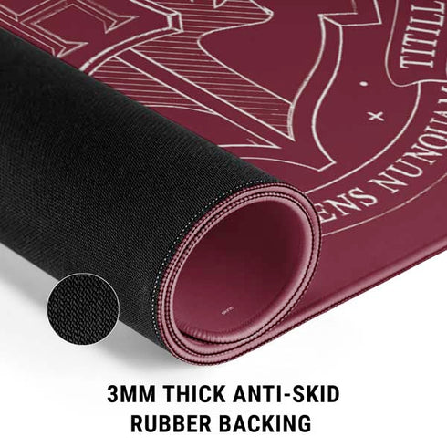 Wizarding Worlds Harry Potter Hogwarts Crest Gaming Mouse Pad