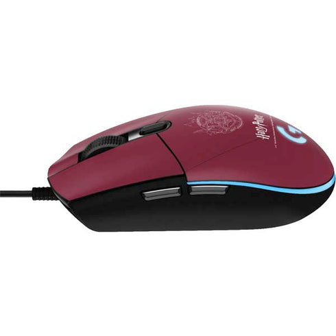 Wizarding Worlds Harry Potter Hogwarts Crest G203 Prodigy RGB Wired Gaming Mouse Skin