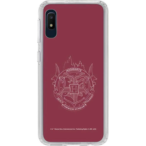 Wizarding Worlds Harry Potter Hogwarts Crest Galaxy A10e Clear Case