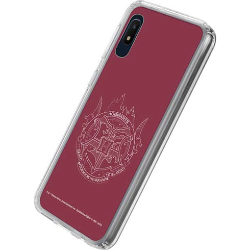 Wizarding Worlds Harry Potter Hogwarts Crest Galaxy A10e Clear Case