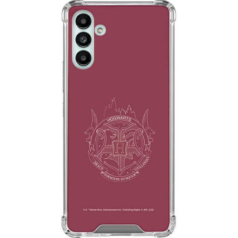 Wizarding Worlds Harry Potter Hogwarts Crest Galaxy A13 5G Clear Case