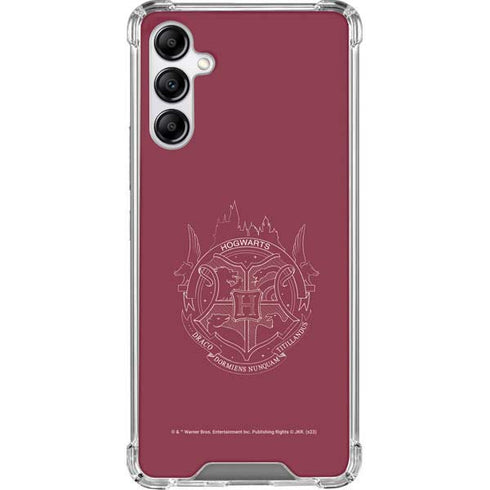 Wizarding Worlds Harry Potter Hogwarts Crest Galaxy A14 5G Clear Case