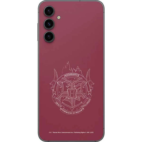 Wizarding Worlds Harry Potter Hogwarts Crest Galaxy A14 5G Skin
