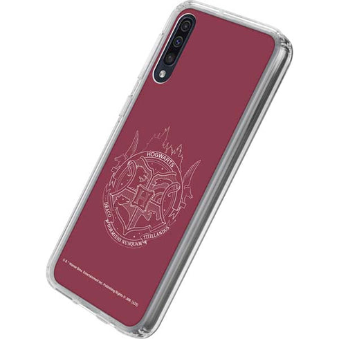 Wizarding Worlds Harry Potter Hogwarts Crest Galaxy A50 Clear Case