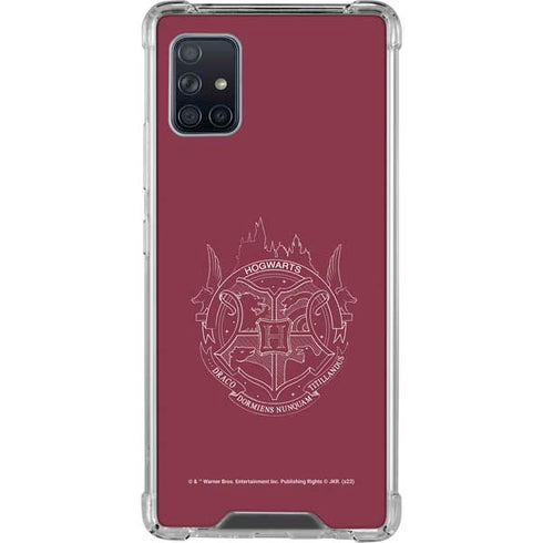 Wizarding Worlds Harry Potter Hogwarts Crest Galaxy A51 5G Clear Case