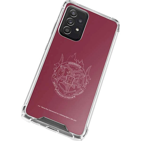 Wizarding Worlds Harry Potter Hogwarts Crest Galaxy A52 5G Clear Case