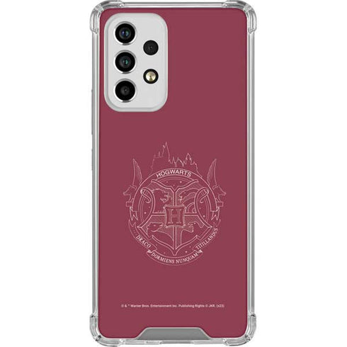 Wizarding Worlds Harry Potter Hogwarts Crest Galaxy A53 5G Clear Case