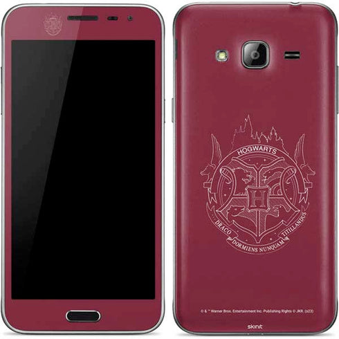 Wizarding Worlds Harry Potter Hogwarts Crest Galaxy J3 Skin