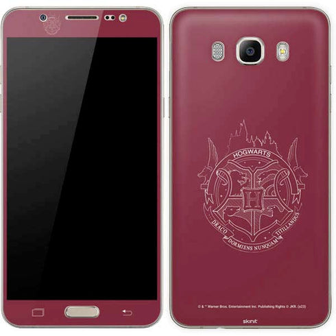 Wizarding Worlds Harry Potter Hogwarts Crest Galaxy J7 Skin