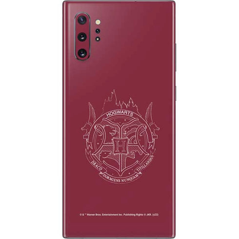 Wizarding Worlds Harry Potter Hogwarts Crest Galaxy Note 10 Plus Skin