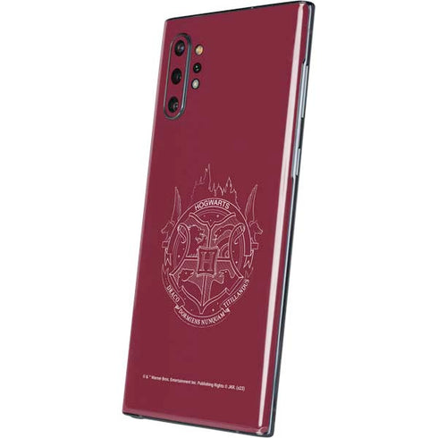 Wizarding Worlds Harry Potter Hogwarts Crest Galaxy Note 10 Plus Skin