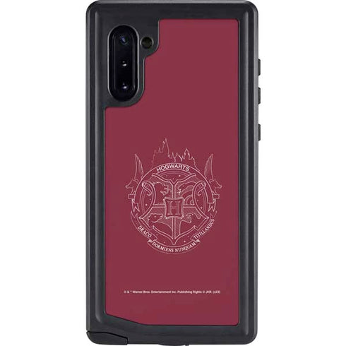 Wizarding Worlds Harry Potter Hogwarts Crest Galaxy Note 10 Waterproof Case