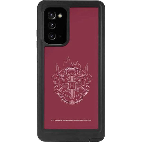 Wizarding Worlds Harry Potter Hogwarts Crest Galaxy Note20 5G Waterproof Case