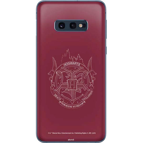 Wizarding Worlds Harry Potter Hogwarts Crest Galaxy S10e Skin