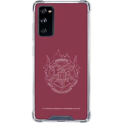 Wizarding Worlds Harry Potter Hogwarts Crest Galaxy S20 FE Clear Case