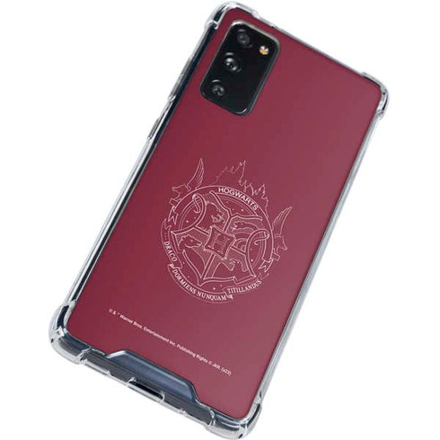Wizarding Worlds Harry Potter Hogwarts Crest Galaxy S20 FE Clear Case