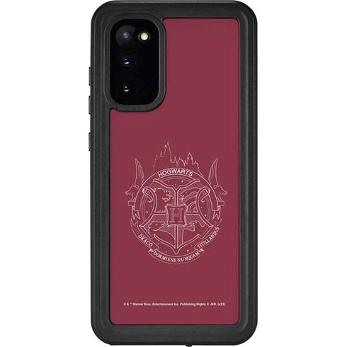 Wizarding Worlds Harry Potter Hogwarts Crest Galaxy S20 Waterproof Case