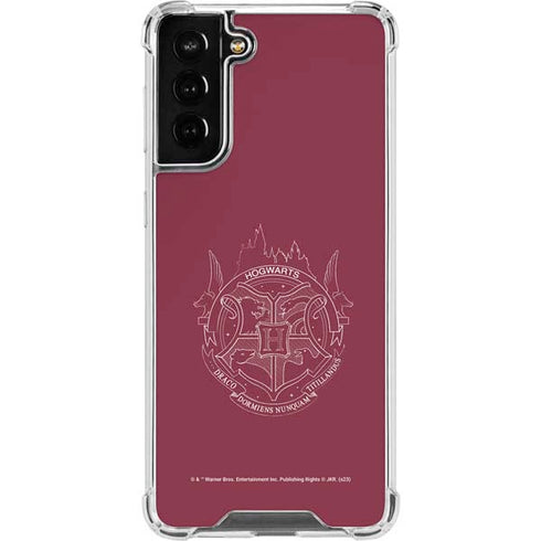 Wizarding Worlds Harry Potter Hogwarts Crest Galaxy S21 FE Clear Case