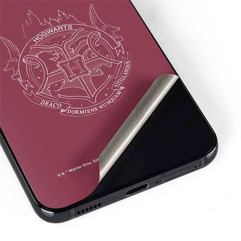 Wizarding Worlds Harry Potter Hogwarts Crest Galaxy S22 Plus Skin