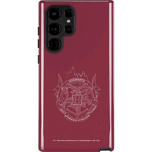 Wizarding Worlds Harry Potter Hogwarts Crest Galaxy S22 Ultra Pro Case