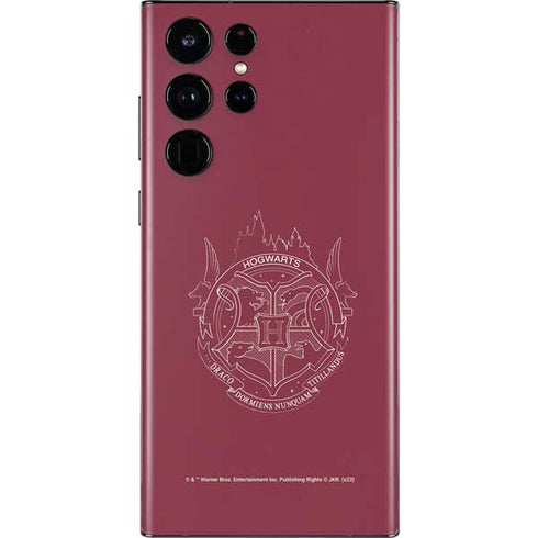 Wizarding Worlds Harry Potter Hogwarts Crest Galaxy S22 Ultra Skin
