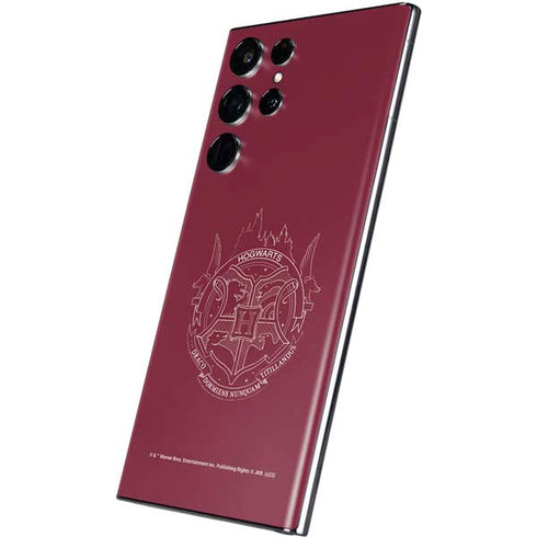 Wizarding Worlds Harry Potter Hogwarts Crest Galaxy S22 Ultra Skin