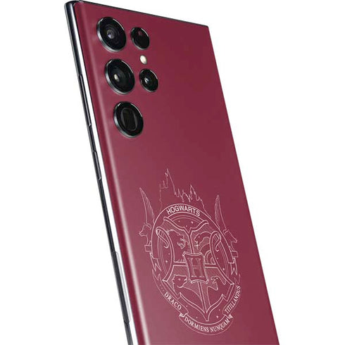 Wizarding Worlds Harry Potter Hogwarts Crest Galaxy S22 Ultra Skin
