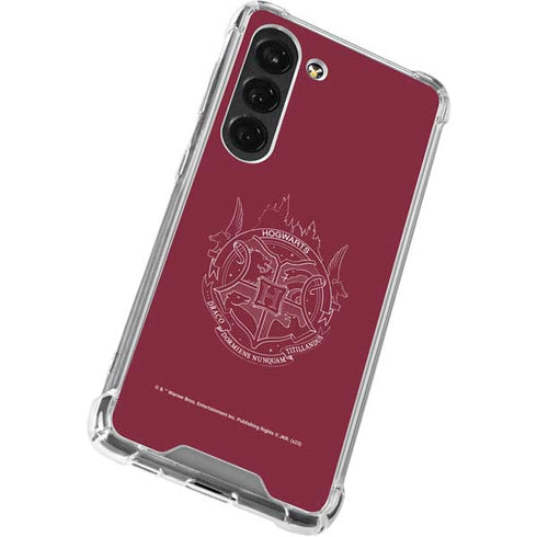 Wizarding Worlds Harry Potter Hogwarts Crest Galaxy S23 Clear Case