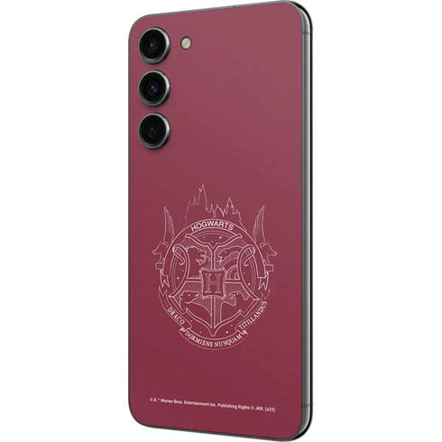 Wizarding Worlds Harry Potter Hogwarts Crest Galaxy S23 Plus Skin