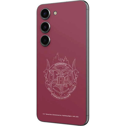 Wizarding Worlds Harry Potter Hogwarts Crest Galaxy S23 Skin