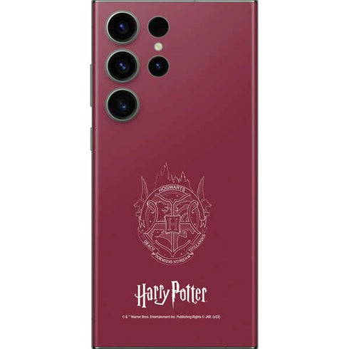 Wizarding Worlds Harry Potter Hogwarts Crest Galaxy S23 Ultra Skin