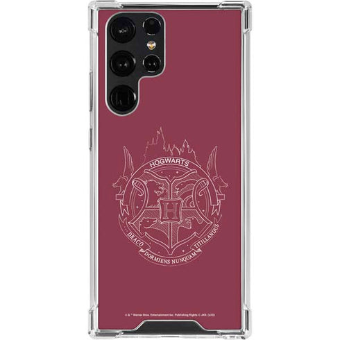 Wizarding Worlds Harry Potter Hogwarts Crest Galaxy S24 Ultra Clear Case