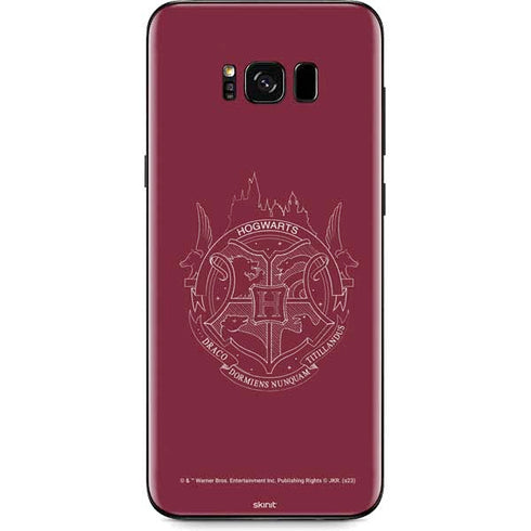 Wizarding Worlds Harry Potter Hogwarts Crest Galaxy S8 Plus Skin