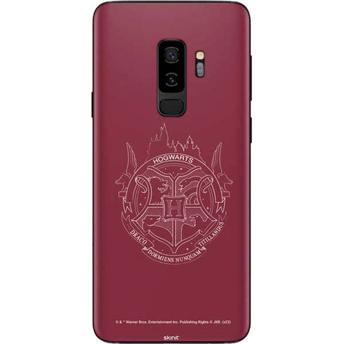 Wizarding Worlds Harry Potter Hogwarts Crest Galaxy S9 Plus Skin