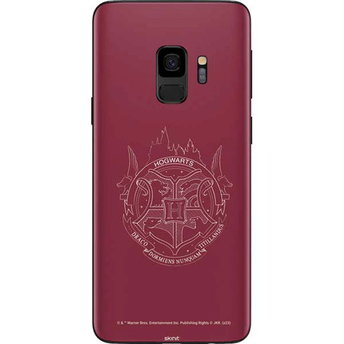 Wizarding Worlds Harry Potter Hogwarts Crest Galaxy S9 Skin