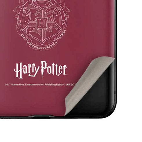 Wizarding Worlds Harry Potter Hogwarts Crest Galaxy Z Flip Skin