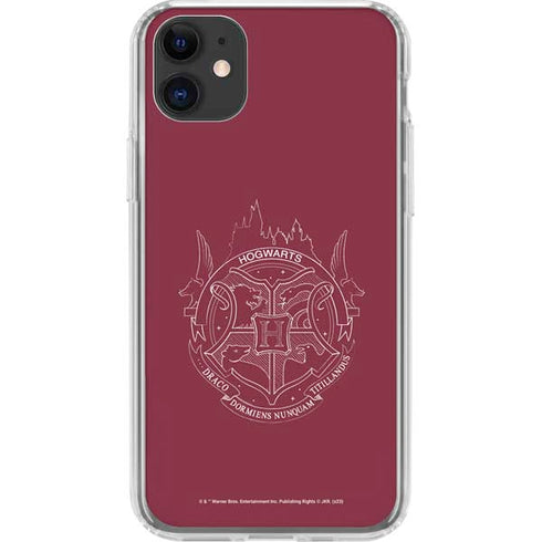 Wizarding Worlds Harry Potter Hogwarts Crest iPhone 11 Clear Case