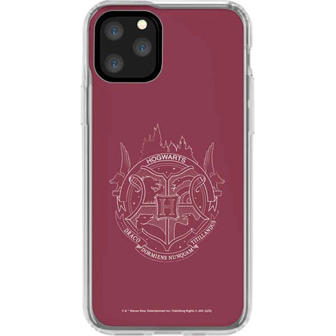 Wizarding Worlds Harry Potter Hogwarts Crest iPhone 11 Pro Clear Case