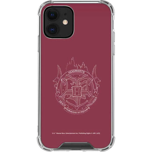 Wizarding Worlds Harry Potter Hogwarts Crest iPhone 12 Clear Case