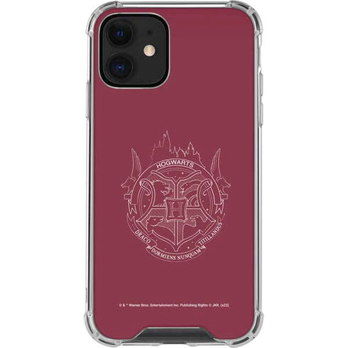 Wizarding Worlds Harry Potter Hogwarts Crest iPhone 12 Mini Clear Case