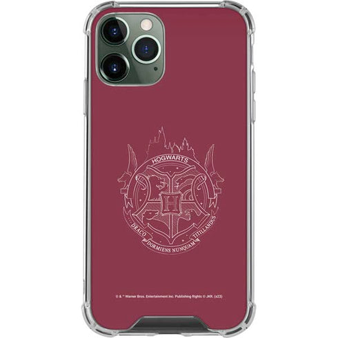 Wizarding Worlds Harry Potter Hogwarts Crest iPhone 12 Pro Clear Case