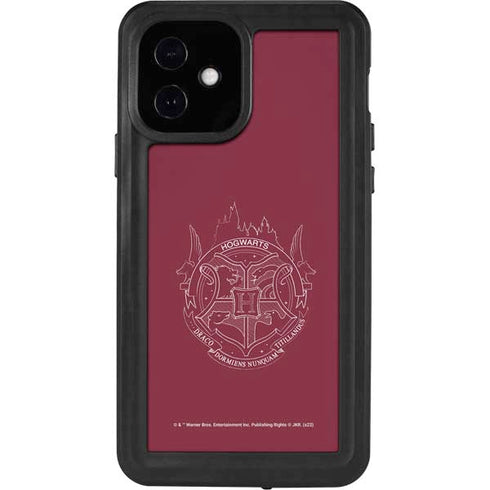 Wizarding Worlds Harry Potter Hogwarts Crest iPhone 12 Waterproof Case