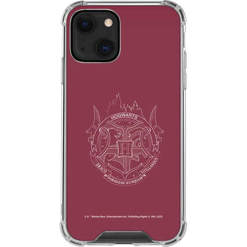 Wizarding Worlds Harry Potter Hogwarts Crest iPhone 13 Mini Clear Case