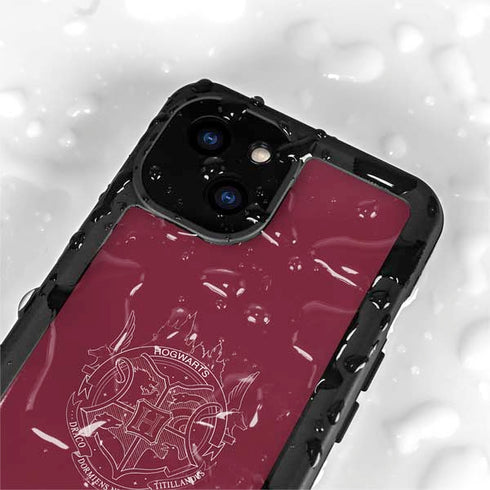 Wizarding Worlds Harry Potter Hogwarts Crest iPhone 13 Mini Waterproof Case