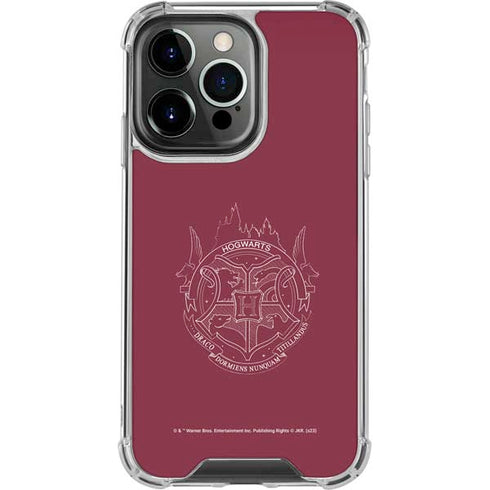 Wizarding Worlds Harry Potter Hogwarts Crest iPhone 13 Pro Clear Case