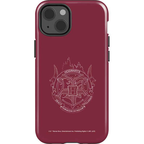 Wizarding Worlds Harry Potter Hogwarts Crest iPhone 15 Impact Case
