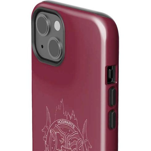 Wizarding Worlds Harry Potter Hogwarts Crest iPhone 15 Impact Case