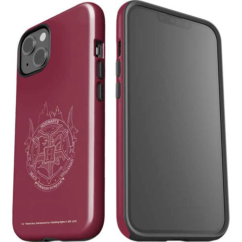 Wizarding Worlds Harry Potter Hogwarts Crest iPhone 15 Impact Case