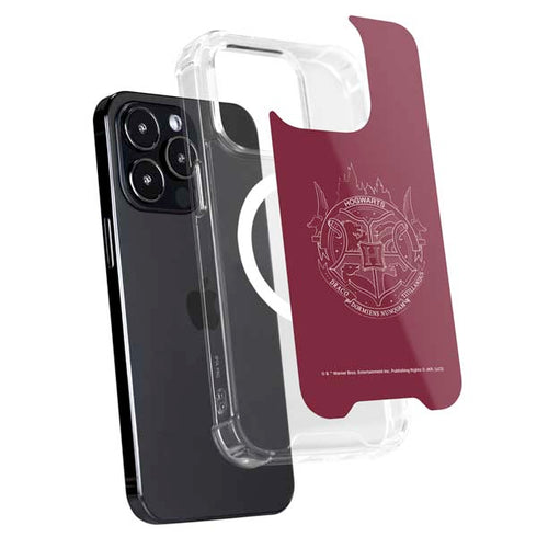 Wizarding Worlds Harry Potter Hogwarts Crest iPhone 14 Pro MagSafe Case