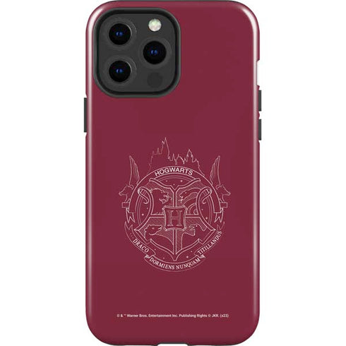 Wizarding Worlds Harry Potter Hogwarts Crest iPhone 14 Pro Max Impact Case